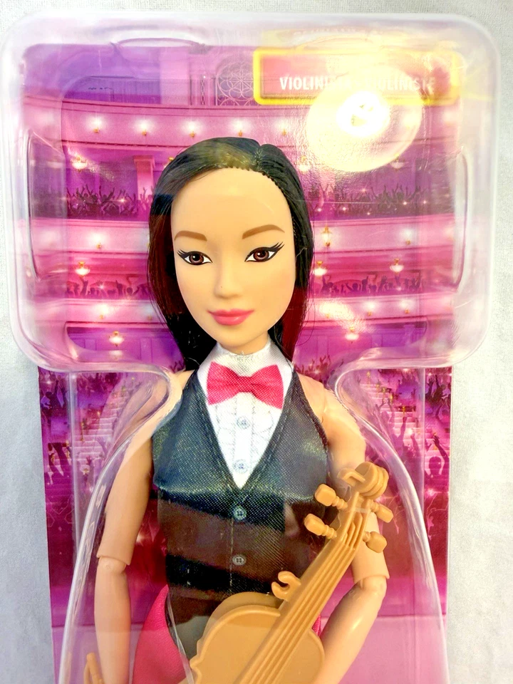 Boneca Barbie violinista Mattel Careers com violino e arco 2022 idades 3+ NRFB - Imagem 2 de 4