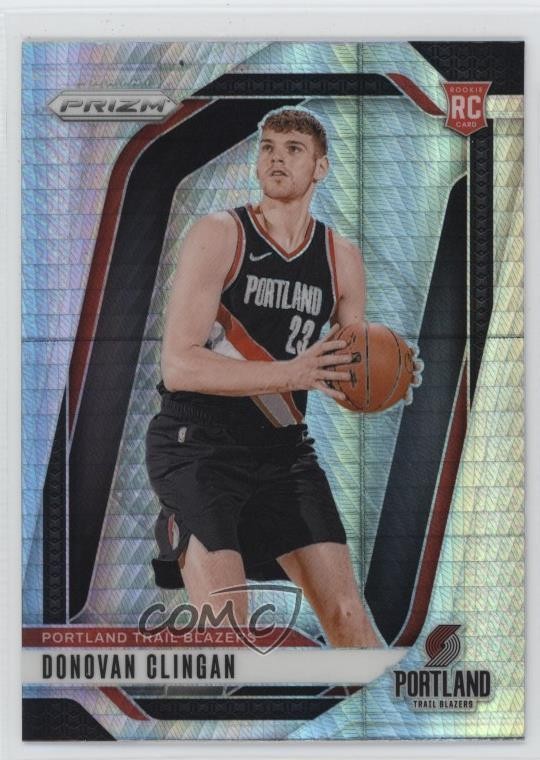 2024-25 Panini Prizm Hyper Prizm Donovan Clingan #221 7rf