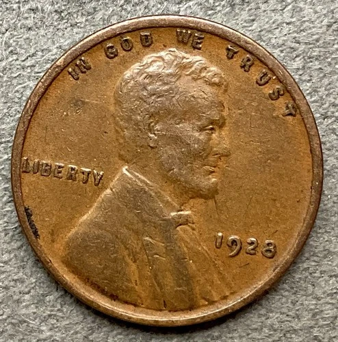 1928p  ~ Lincoln Wheat Cent - [VF/XF EF] Very/Extremely Fine ~ B100