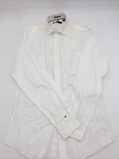 Tommy Hilfiger Men's Long Sleeve Dress Shirt White 15-15.5 34/35