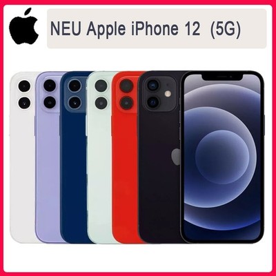 Neu Apple iPhone 12 (5G) - 256GB/128GB/64GB Smartphone Handys Ohne Vertrag 6,1''