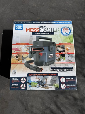 #ad Shark MessMaster 1 Gal 7 Peak HP Portable Wet Dry Vacuum Self Rinsing AnyBag $119.99