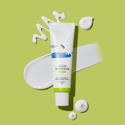ROUND LAB Birch Juice Moisturizing Mild-Up Sunscreen 50ml/ Korean Cosmetics