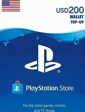 Sony PlayStation Store $200 PSN Gift Card - wallet code Fast Delivery. READ INFO