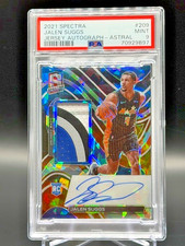 Jalen Suggs (9/35) 2021-22 Spectra #209 Autograph Astral (RC/AU/MEM) PSA 9 MINT