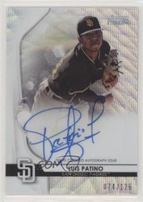 2020 Bowman Sterling Prospect Wave Refractor /125 Luis Patino #BSPA-LP Auto 4l3