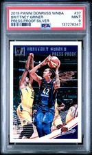 PSA 9 Brittney Griner 2019 Panini Donruss Wnba Press Proof Silver #37 /199