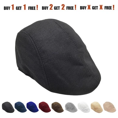 MARKENLOS Schirmmützen Schiebermütze Gatsby Mütze Kappe Peaky Blinders Flatcap Cap Herren