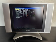 Sharp LC-15SH6U LCD TV SD Retro Games 480i 480p Good Working 15" TESTED