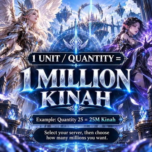 AION2 | KINA 5-100 Mio | All EU Server Asmo&Elyos | Safest way to buy KINAH! - product listing photo