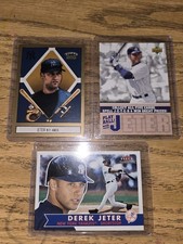 Derek Jeter Lot of 3 Nice Baseball Cards New York Yankees
