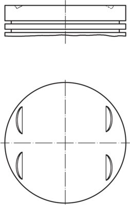 Kolben FÜR BMW 3 (E46), BMW 3 Touring (E46) - Mahle 083 13 01-image