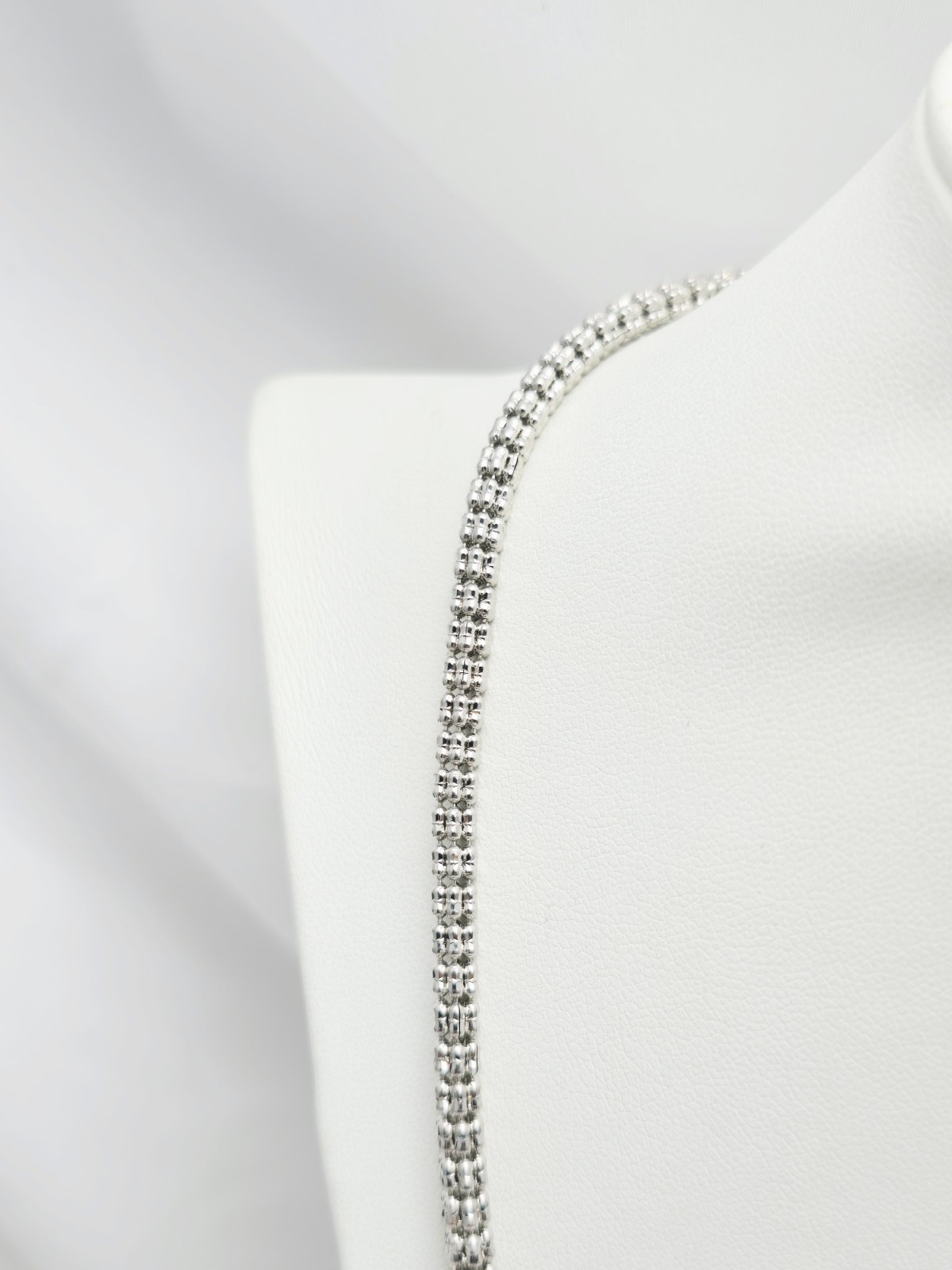 Unique 10K Solid White Gold Designer Diamond Cut … - image 11