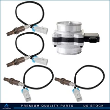 ✔For 02-04 Chevrolet Blazer 4pcs Oxygen o2 02 Sensor + Mass Airflow MAF Sensor