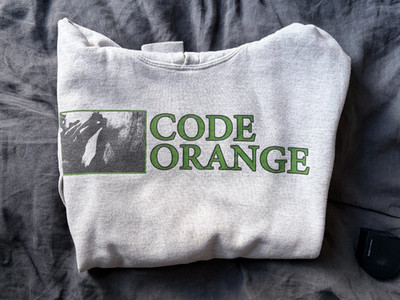 Code Orange Thinners of the Herd Hoodie Sweatshirt Size L Gildan Hardcore