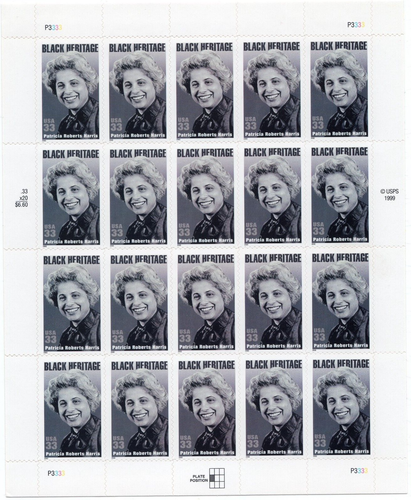 Scott #3371 Patricia Harris (Black Heritage) Sheet of 20 Stamps - MNH - 第 1/1 張圖片