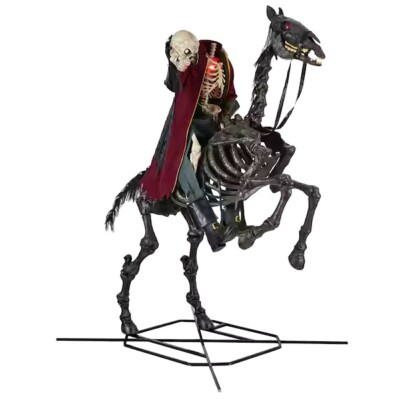  8.5 ft. Giant-Sized Animated LED Knight Dullahan Home Depot Headless Horseman