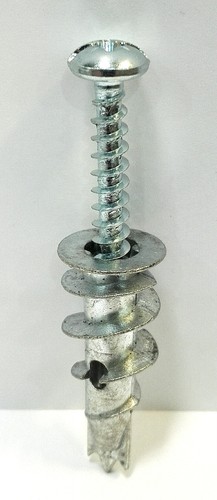 31.5mm Metal Plasterboard Cavity wall Speed Fixings Self Drill including Screws - Picture 2 of 2