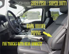 OEM FORD F150 LARIAT NEW TAKEOFF LEATHER SEAT UPHOLSTERY 2021 2022 2023 2024-25