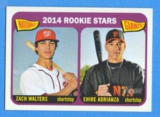 2014 Topps Heritage #24 Zach Walters/Ehire Adrianza Rookie Stars