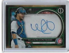 Willson Contreras 2020 Topps Tribute FIRST 1 On Card Auto 1/99 Autograph Wilson