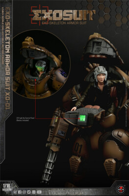 SoldierStory SSE001 1/18 EXO-Skeleton Armor Suit XO-01 Model 3.75
