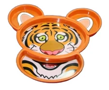 3 Urban Trend Kids Funwares Build-A-Meal Dinnerware Set - Tiger