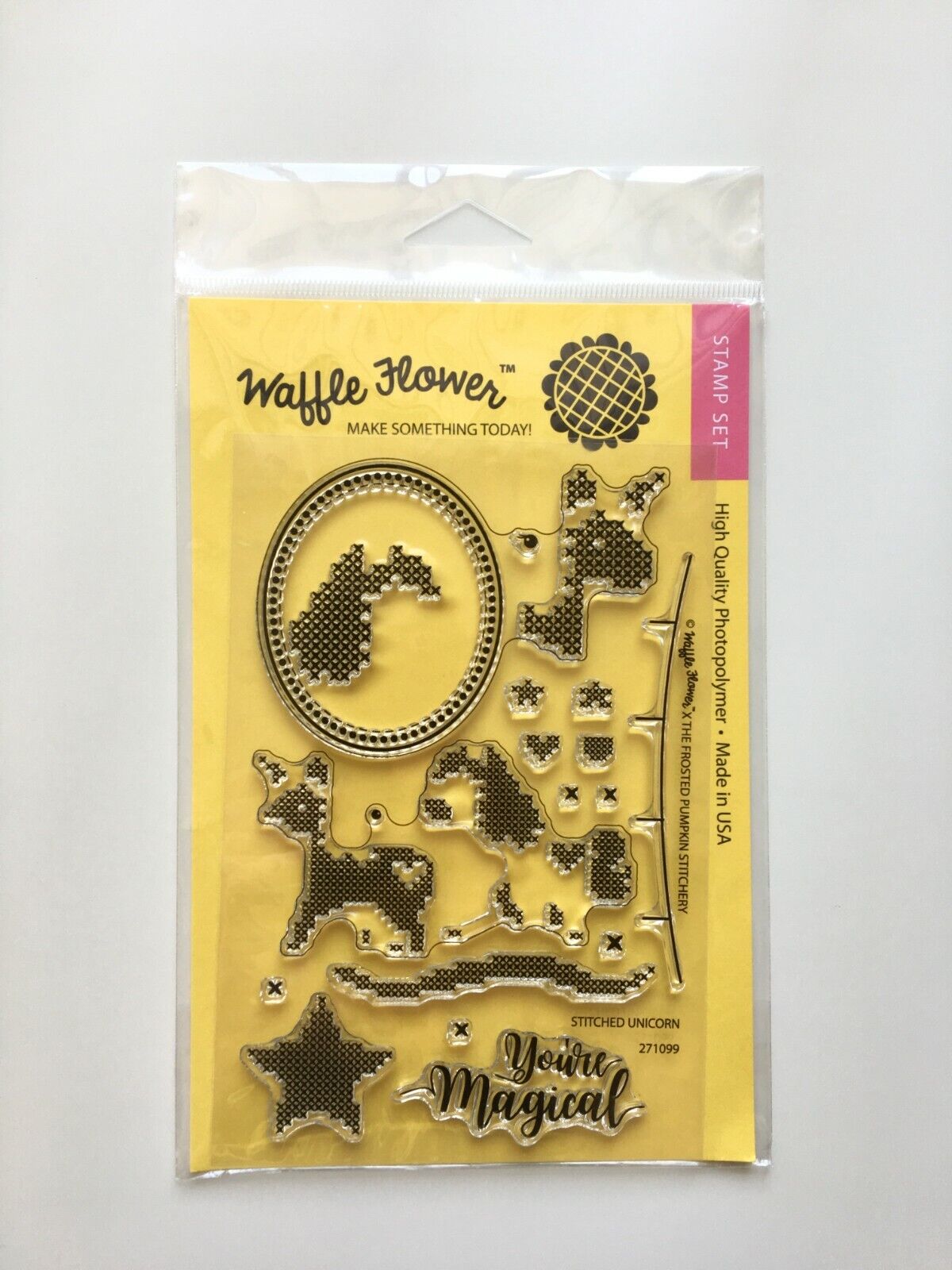 Waffle Flower Stamps: 人気 Unicorn 日本未発売 Stitched