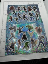 MARVEL STICKER SHEET: The Avengers Iron Man Hawkeye Hulk Thor Captain America