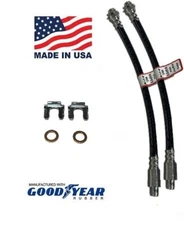 1963-82 Corvette Complete Front Rubber Brake Hose Kit (6 pc)