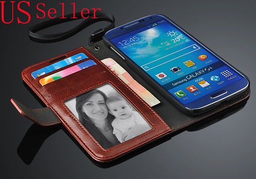 Luxury Flip Case PU Leather Cover Card Slot Wallet Case Various Mobile Phones - Picture 11 of 24