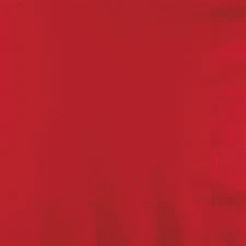 Red 3-Ply Dinner Paper Napkins 25 Per Pack Tableware Decorations Party Supplies