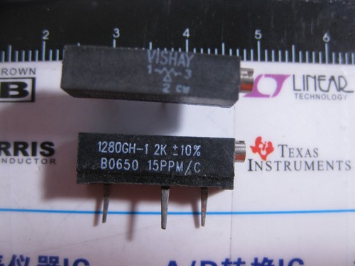 1X 1280GH-1 2K 10% Trimmer Resistors Through Hole 2Kohms 3/4w Y00562K00000K0L