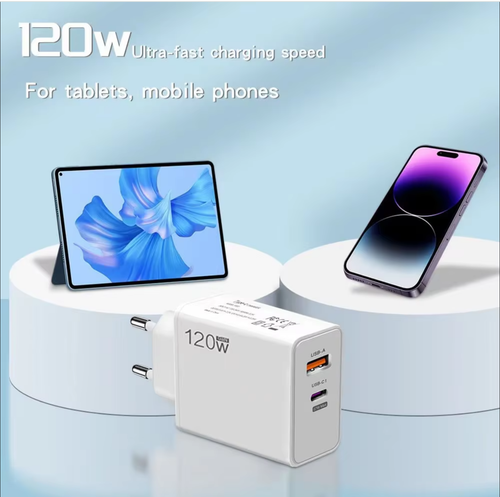 Cargador USB y Cable USB C para Redmi ,120W 6A Turbo C carga superapida - Imagen 3 de 7