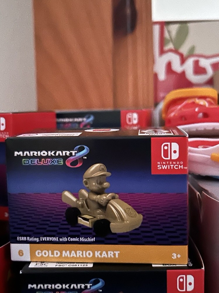 2024 McDonald's Mario Kart 8 Deluxe Nintendo Happy Meal Toys Complete Set