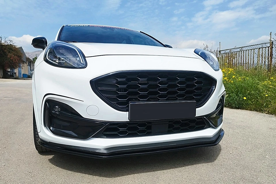 Parachoques Extensión Labio Alerón Spoiler para Ford Puma ST 2019+ Negro - Imagen 2 de 3