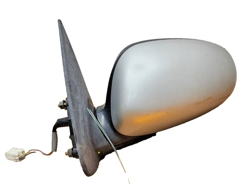 2000–2003 Nissan Maxima Front Left Driver Side Power Door Mirror Silver OEM