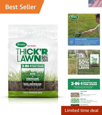 Achieve 50% Thicker Lawn with Turf Builder THICK'R LAWN Tall Fescue Mix 40 lbs.