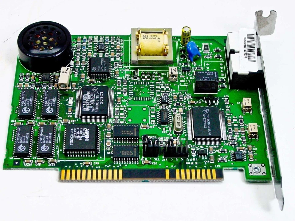 US Robotics 00084001 33.6 kbps Sportster Faxmodem - 1.012.0335-C - WITH JUMPERS - Image 2 of 4