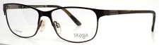 SKAGA 3870 Py 5201 Brown Womens Semi Cat Eye Full Rim Eyeglasses 54-15-135 B:36