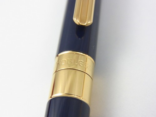 Montblanc Noblesse Midnight Blue Lacquer Ballpoint Pen (used) FREE SHIPPING - Picture 2 of 6