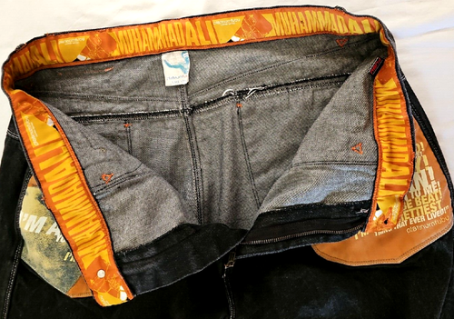 Vtg. Platinum FUBU Work Jean W42 L34 Muhammed Ali Jeans 5 Pockets Unworn ? - Picture 17 of 18