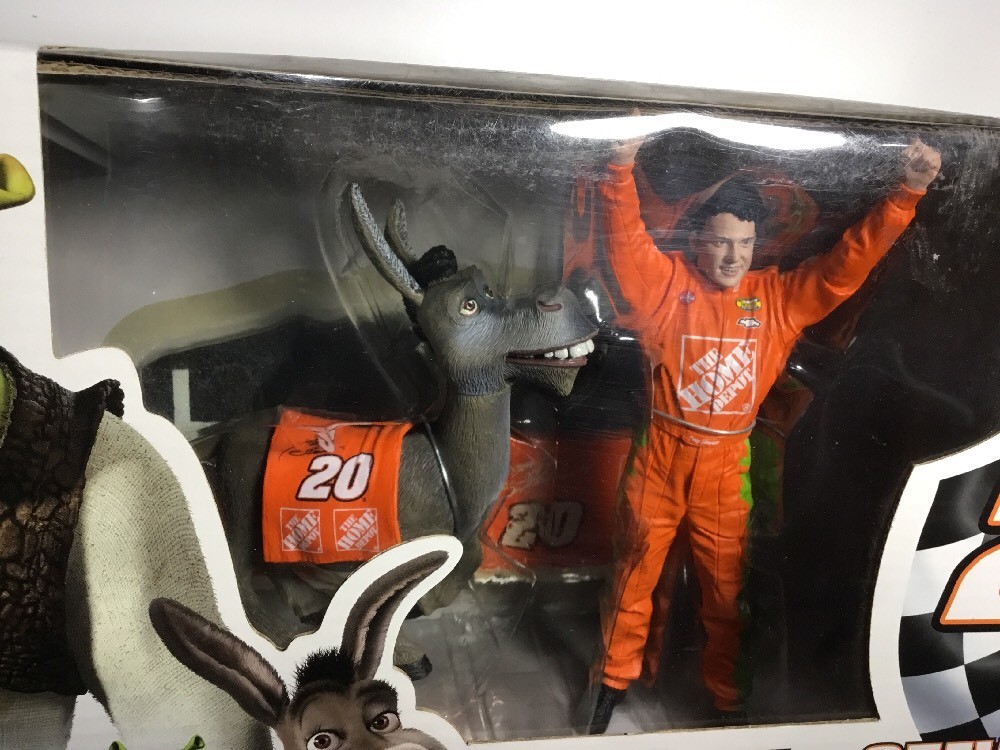 Shrek 2 Tony Stewart #20 Home DEPOT Donkey NASCAR Deluxe