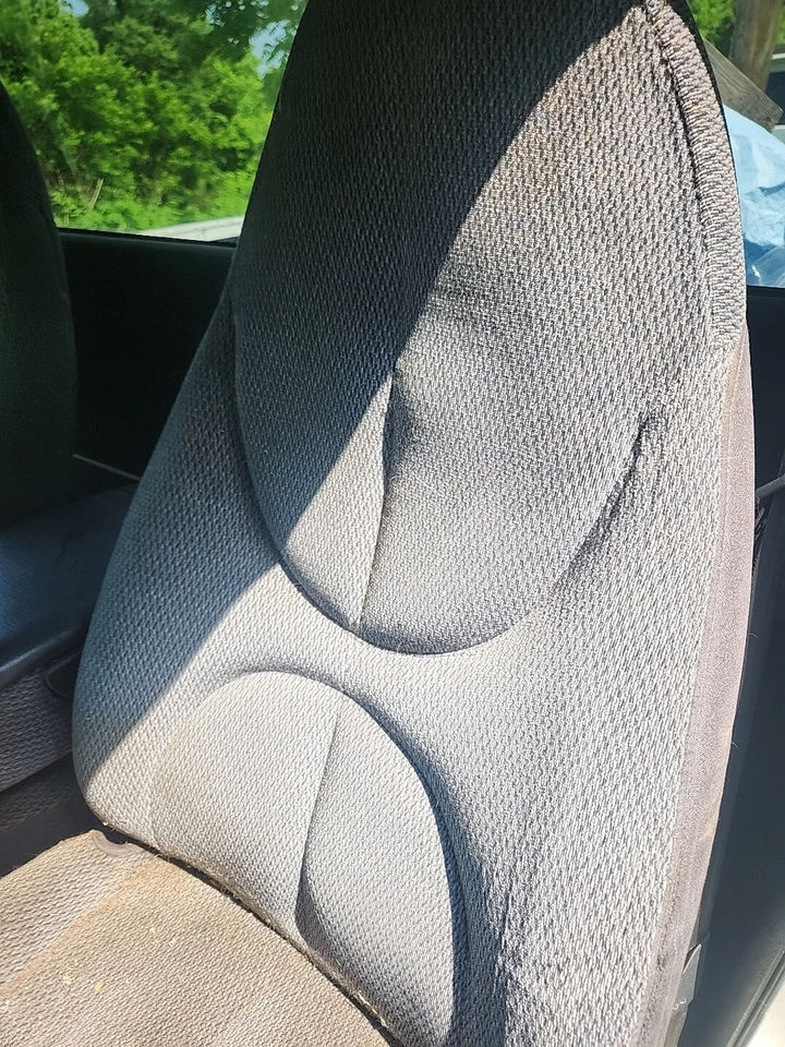 Dodge Dakota 1998 2002 asientos delanteros gris tela manual Foto 2 de 4