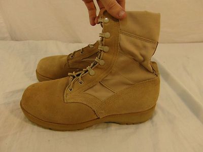 ALTAMA HOT WEATHER DESERT TAN sz8XW COMBAT MILITARY VIBRAM SOLES BOOTS NM 00217 ALTAMA HOT WEATHER VENTED TAN COMBAT BOOT VIBRAM SOLES 3XW  main image 4