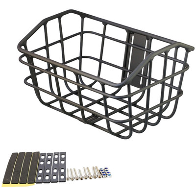 Fahrradkorb vorne mit verstärkter gerader Linie Hard Lock Strukturen 35 cm brei