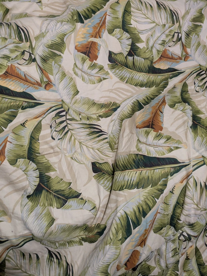 Tommy Bahama Palmiers King Size 109 X 98 Green Tropical Leaf Cotton Comforter - Image 2 of 4