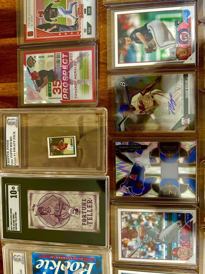 1991-2024 COLECCIÓN DE BÉISBOL DE NOVATOS, SERIE, AUTOS, CORTE, PSA 10 LOTE DE 40 Foto 3 de 4