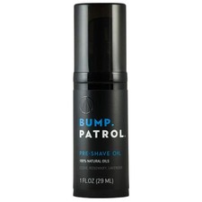 Bump Patrol Pre Shave Oil for Men 1 fl oz, Rosemary Lavender Oils