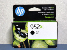 Genuine HP 952XL Black High Yield Ink F6U19AN NEW SEALED Warranty 09/2025